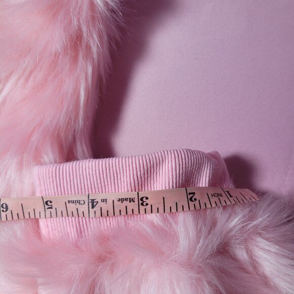 Dolls Kill Spongebob Patrick Pink Faux Fur Leg Warmers Cosplay Halloween Costume - Picture 7 of 12